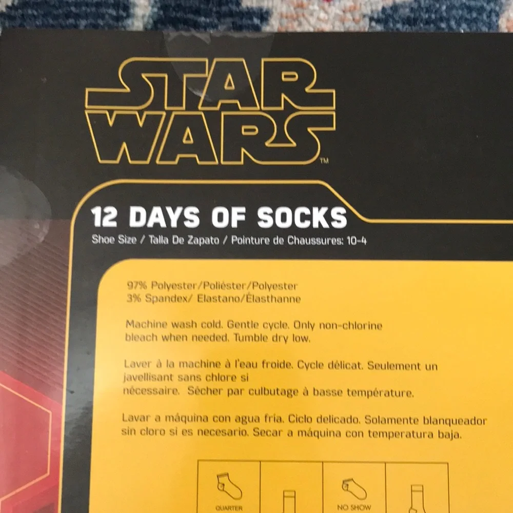 Star Wars 12-Days of Socks